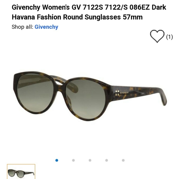 Givenchy 🤍 authentic!! Dark Havana round style sunglasses - Picture 3 of 10